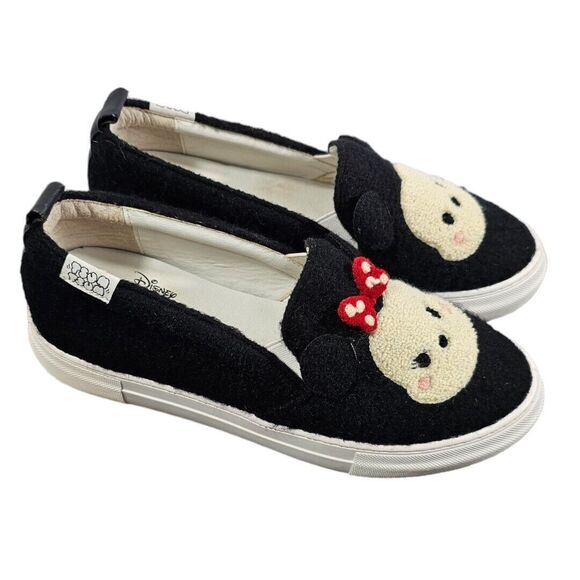 Disney Mickey and Minnie Tsum Tsum Slip On Kids Shoes Sz 1.5 Fabric Top Vacation - Picture 2 of 10